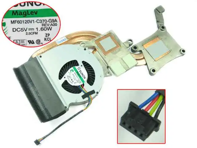 Вентилятор для радиатора SUNON 9C7T7 09C7T7 Latitude E6430 MF60120V1-C370-G9A DC 5V 1,60 W
Вентилятор для радиатора SUNON 9C7T7 09C7T7 Latitude E6430 MF60120V1-C370-G9A DC 5V 1,60 W
