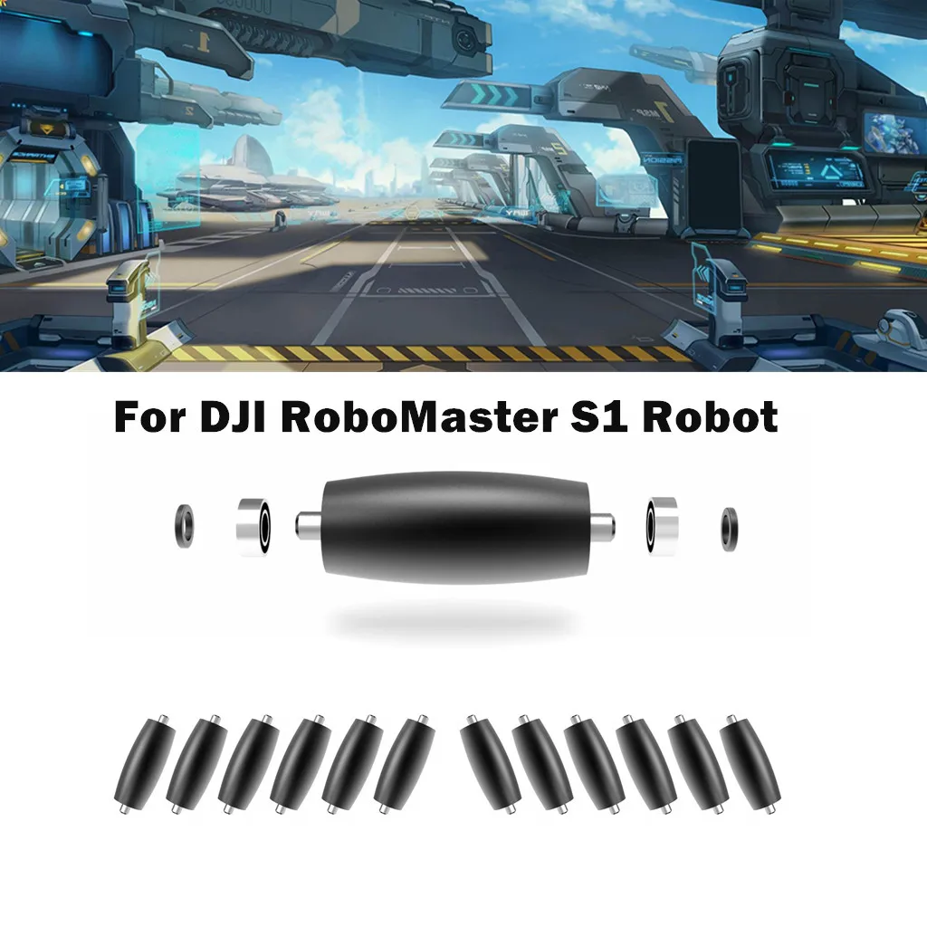 MUQGEW Steel Mecanum Support Wheel Rubber Tire Small Roller For DJI RoboMaster S1 Robot Robot Wheel Accessories #SS
MUQGEW Steel Mecanum Support Wheel Rubber Tire Small Roller For DJI RoboMaster S1 Robot Robot Wheel Accessories #SS