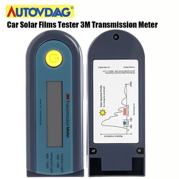 New Car Solar Films Tester Visible Infrared Barrier Tester Instrumentation Light Transmittance Test Transmission Meter Portable