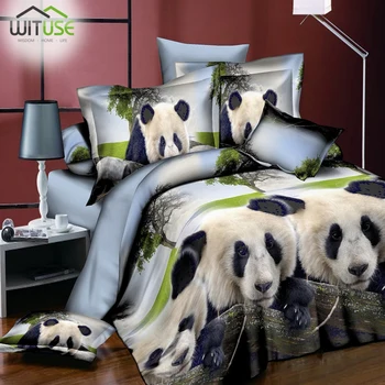 3D Bedding Sets Lion Panda Printed 3Pcs Bedclothes Pillowcases Quilt Duvet Cover Queen Size Comforter Bedding Sets Home Textiles
3D Bedding Sets Lion Panda Printed 3Pcs Bedclothes Pillowcases Quilt Duvet Cover Queen Size Comforter Bedding Sets Home Textiles