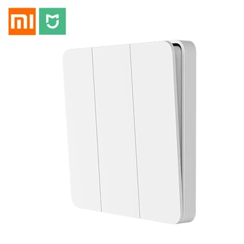 Xiaomi Mijia Wall Switch Single/Double/triple Open Dual Control Switch 2 Modes Switch Over Intelligent Lamp Lights Switch
Xiaomi Mijia Wall Switch Single/Double/triple Open Dual Control Switch 2 Modes Switch Over Intelligent Lamp Lights Switch