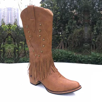 Platform Suede Wedge Woman New Fashion Women Pointed Toe Tassel Spring Chunky Heel Casual Mid-Calf Boots женская обувь#112935
Platform Suede Wedge Woman New Fashion Women Pointed Toe Tassel Spring Chunky Heel Casual Mid-Calf Boots женская обувь#112935