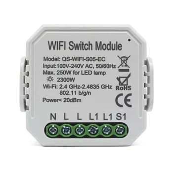 WiFi Smart Switch, Concealed Smart Switch, Power Meter Switch, Smart Switch with Power Meter, Wide Voltage
WiFi Smart Switch, Concealed Smart Switch, Power Meter Switch, Smart Switch with Power Meter, Wide Voltage