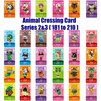 Amiibo Card Series 2&Series 3 (181 to 210) Animal Crossing Card Work for NS Game 
Amiibo Card Series 2&Series 3 (181 to 210) Animal Crossing Card Work for NS Game