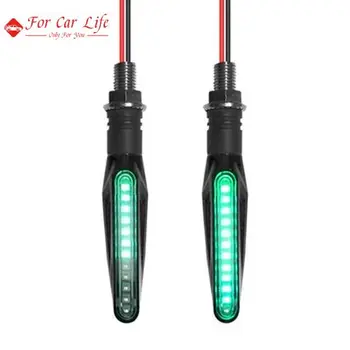 2PCS LED Motorcycle Turn Signals Light 12 SMD Tail Flasher Flowing Water Blinker IP68 Bendable Motorcycle Flashing Lights
2PCS LED Motorcycle Turn Signals Light 12 SMD Tail Flasher Flowing Water Blinker IP68 Bendable Motorcycle Flashing Lights