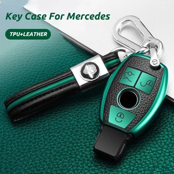 Leather+TPU Car Remote Key Cover Case Fob For Mercedes Benz A B R G Class GLK GLA CLS GLS GLE C200 W204 W251 W176 W463 E43 W213
Leather+TPU Car Remote Key Cover Case Fob For Mercedes Benz A B R G Class GLK GLA CLS GLS GLE C200 W204 W251 W176 W463 E43 W213