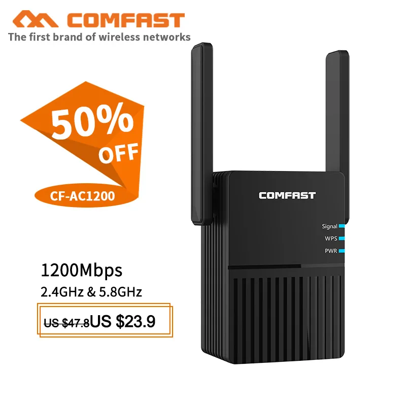 CF-AC1200 1200Mbps Dual Band AC WIFI router 5G wifi coverage signal extender Wifi Repeater wifi Antennas Access Point repetidor
CF-AC1200 1200Mbps Dual Band AC WIFI router 5G wifi coverage signal extender Wifi Repeater wifi Antennas Access Point repetidor