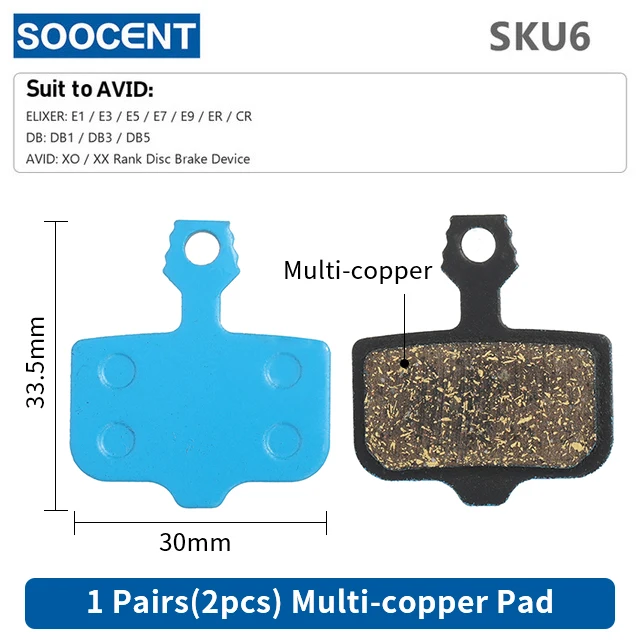 1 Pairs Semi-metal Bicycle Disc Brake Pads MTB Mountain Cycling Bike Brake Pads Bike Accessories For SHIMANO B01S SRAM M446 355 1 Pairs Semi-metal Bicycle Disc Brake Pads MTB Mountain Cycling Bike Brake Pads Bike Accessories For SHIMANO B01S SRAM M446 355