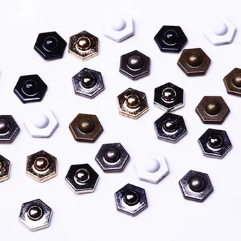 Hexagon Rivet Painted Metal Rivets 7MM Iron On Punk Spike Studs Jean Imitation Button Accessories 200Pcs Free Shipping SINUAN
Hexagon Rivet Painted Metal Rivets 7MM Iron On Punk Spike Studs Jean Imitation Button Accessories 200Pcs Free Shipping SINUAN