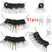 91Pcs Wire Terminal Removal Tools Stainless Steel 301 Car Electrical Wiring Crimp Connector Pin Kit For Car Wire Terminal
91Pcs Wire Terminal Removal Tools Stainless Steel 301 Car Electrical Wiring Crimp Connector Pin Kit For Car Wire Terminal