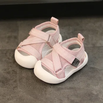 2020 New Summer baby sandals men 0-3 years old mesh breathable girls children sandals soft bottom toe cap toddler shoes
2020 New Summer baby sandals men 0-3 years old mesh breathable girls children sandals soft bottom toe cap toddler shoes
