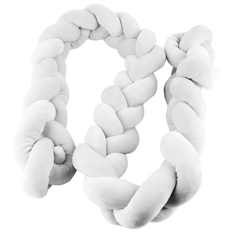 Newborn Baby Bed Bumper Infant Room Decor Crib Protector Pacification Toy Pure Color Weaving Knot for Kids Bedding
Newborn Baby Bed Bumper Infant Room Decor Crib Protector Pacification Toy Pure Color Weaving Knot for Kids Bedding