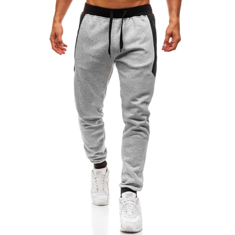 2018 New Style MEN'S Sports Trousers Fashion Zipper Pocket Screw Type Color Block Design Athletic Pants 
2018 New Style MEN'S Sports Trousers Fashion Zipper Pocket Screw Type Color Block Design Athletic Pants