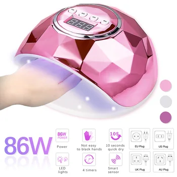 2020 86W UV Lamp for Manicure Nail Dryer Pro UV LED Gel Nail Lamp Fast Curing Gel Polish LED Lamp
2020 86W UV Lamp for Manicure Nail Dryer Pro UV LED Gel Nail Lamp Fast Curing Gel Polish LED Lamp