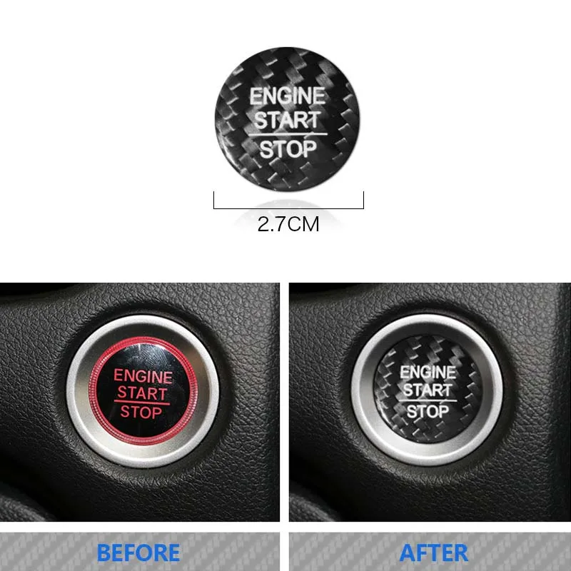 Carbon Fiber Interior Console Engine Start Push Button Cover Trim Fit For Honda Accord CRV CIVIC
Carbon Fiber Interior Console Engine Start Push Button Cover Trim Fit For Honda Accord CRV CIVIC