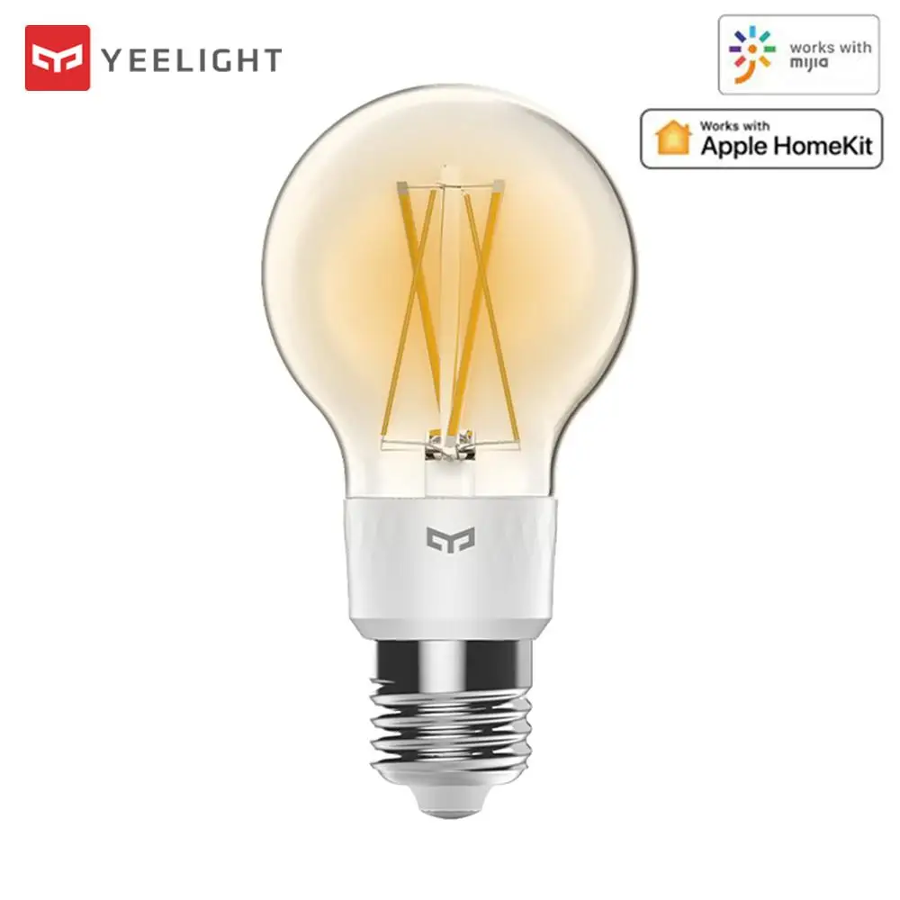 

Xiaomi Mijia Yeelight Smart LED Filament Bulb MI Bulbs 700 Lumens 6W Lemon Smart bulb Work With Apple Homekit Retro Edison Lamp