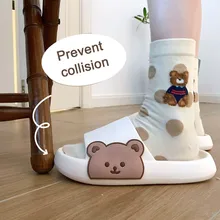 New Women Men Slippers Cartoon Bear Beach Sandals Flip Flops Thick Slides Soled Boys Girls Unisex Bathroom Shoes Zapatillas
New Women Men Slippers Cartoon Bear Beach Sandals Flip Flops Thick Slides Soled Boys Girls Unisex Bathroom Shoes Zapatillas