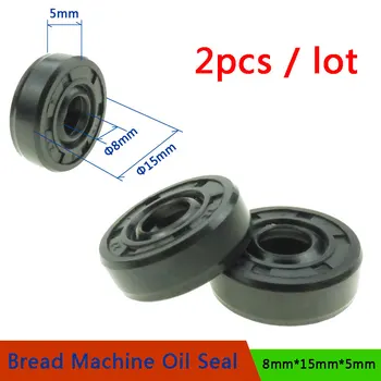 2pcs 8*15*5mm Oil Seal Ring for Bread Maker Breadmaker Baker's Machine Blender Repair Parts Bread Machine Spare Parts Wearable
2pcs 8*15*5mm Oil Seal Ring for Bread Maker Breadmaker Baker's Machine Blender Repair Parts Bread Machine Spare Parts Wearable