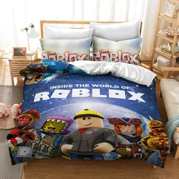 Roblox Pattern 3D Printed Game Comforter Bedding King Queen Size Set Kids Duvet Cover Set Pillowcase High Quality Luxury Home
Roblox Pattern 3D Printed Game Comforter Bedding King Queen Size Set Kids Duvet Cover Set Pillowcase High Quality Luxury Home
