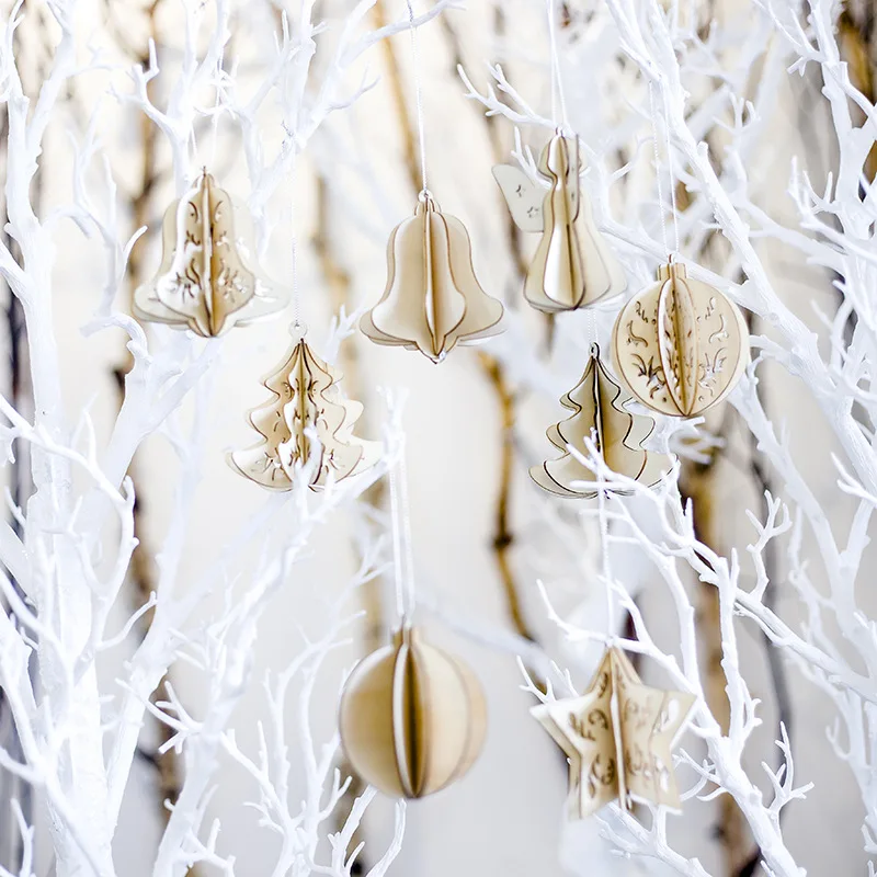 2020 Xmas tree New Year Party Home Decorations 5 in 1 Wood Slices Splicing 3D DIY Christmas tree Pendants with Hang String
2020 Xmas tree New Year Party Home Decorations 5 in 1 Wood Slices Splicing 3D DIY Christmas tree Pendants with Hang String