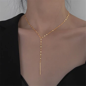 Y Necklace 925 Silver Necklace Jewelry Minimalism Pendants Chocker Kolye Vintage Collier Bijoux Femme Woman Boho Choker Kolye
Y Necklace 925 Silver Necklace Jewelry Minimalism Pendants Chocker Kolye Vintage Collier Bijoux Femme Woman Boho Choker Kolye