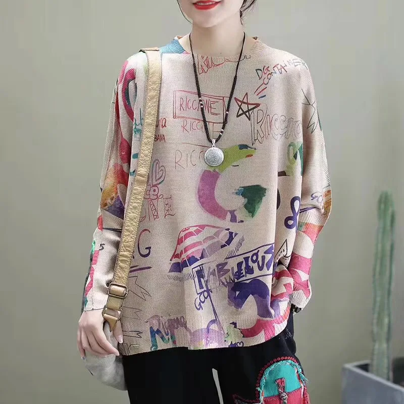 Korean Cattoon Knitted Cotton and linen Sweater Women Loose Women's Print Clothes 2020 Plus Size Casual female Top Pullovers 
Korean Cattoon Knitted Cotton and linen Sweater Women Loose Women's Print Clothes 2020 Plus Size Casual female Top Pullovers