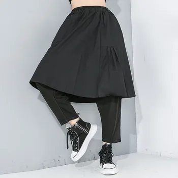 Split Elastic Waist Harem Pants False Two Piece Loose Styles Trousers For Women
Split Elastic Waist Harem Pants False Two Piece Loose Styles Trousers For Women
