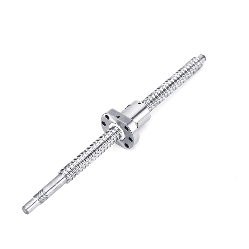 SFU1204 1605 200 250 300 350 400 500 600mm rolled ball screw C7 with flange single ball nut BK/BF10 OR12 end machined CNC 
SFU1204 1605 200 250 300 350 400 500 600mm rolled ball screw C7 with flange single ball nut BK/BF10 OR12 end machined CNC
