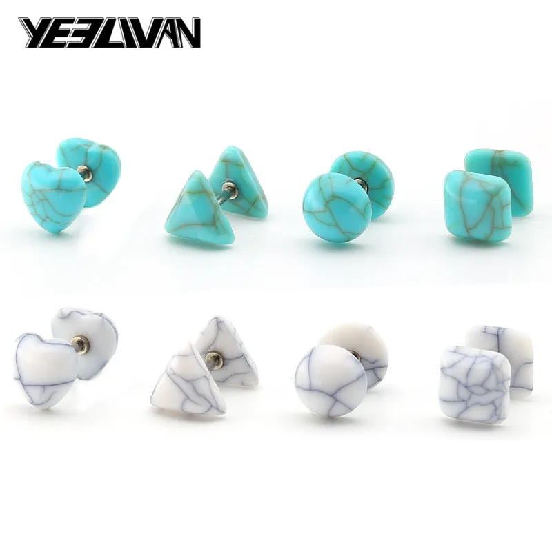 Women Earrings Retro Simple Round Geometry Shape Engraving Natural Stone Turquoised Earrings Features Texture Stone Earrings
Women Earrings Retro Simple Round Geometry Shape Engraving Natural Stone Turquoised Earrings Features Texture Stone Earrings