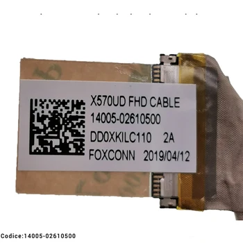 LCD LVDS FHD Video Cable For Asus FX570 FX570D DD FX570U UD FX570Z ZD DD0XKILC110 notebook 14005-02610500 LCD 1920*1080 30 pins
LCD LVDS FHD Video Cable For Asus FX570 FX570D DD FX570U UD FX570Z ZD DD0XKILC110 notebook 14005-02610500 LCD 1920*1080 30 pins