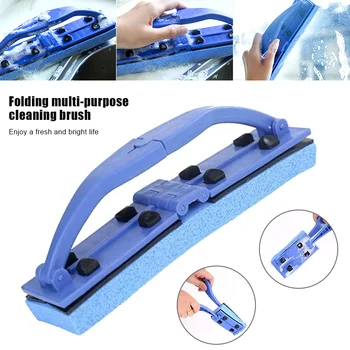Folding Multipurpose Brush Sponge Cleaner for Glass Window Kitchen Household Car Styling 
Folding Multipurpose Brush Sponge Cleaner for Glass Window Kitchen Household Car Styling