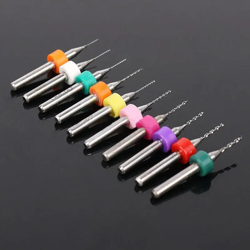 10PCS Drill Bits 0.1mm-1.0mm PCB CNC Print Circuit Board Carbide Micro Drill Bits Set Tool high quality
10PCS Drill Bits 0.1mm-1.0mm PCB CNC Print Circuit Board Carbide Micro Drill Bits Set Tool high quality