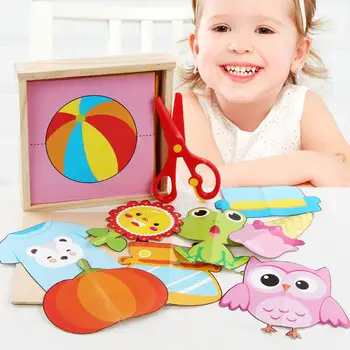 DIY Paper-cut Cartoon Shape Bright Color Baby Enlightenment Game Kindergarten Learning Educational Toys
DIY Paper-cut Cartoon Shape Bright Color Baby Enlightenment Game Kindergarten Learning Educational Toys