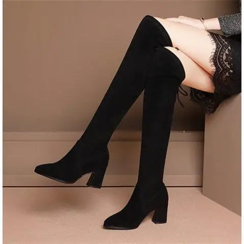 Overknee Boots Girls With High Elastic Force Boots High With Long Boots Increase Boots Woman
Overknee Boots Girls With High Elastic Force Boots High With Long Boots Increase Boots Woman
