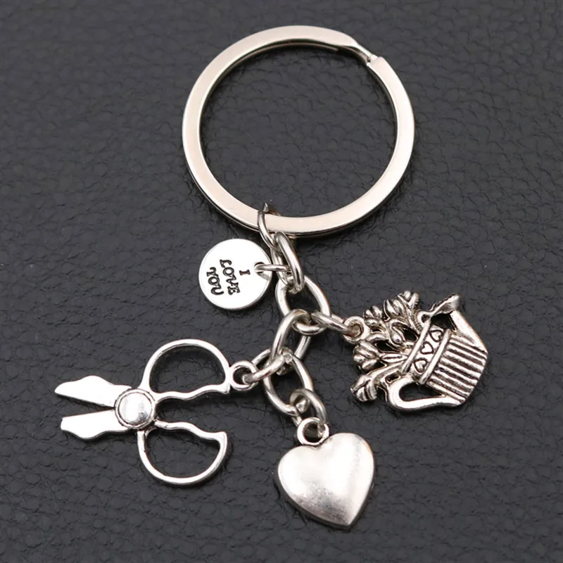 1pcs Creative Metal Gardener keychain Pruning Scissors Charm Watering Flower Pot Charm I Love You Charm - Thanksgiving Teacher
1pcs Creative Metal Gardener keychain Pruning Scissors Charm Watering Flower Pot Charm I Love You Charm - Thanksgiving Teacher