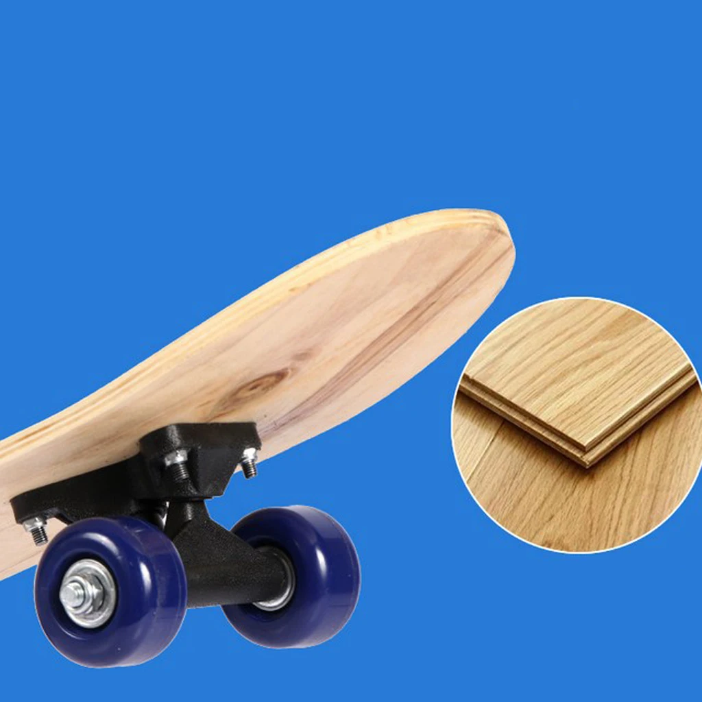 Kids Skateboard Complete Wheel Truck Maple Wood Deck Solid Blank Longboard Skateboard Deck for Kids Painting Boys Girls Kids Skateboard Complete Wheel Truck Maple Wood Deck Solid Blank Longboard Skateboard Deck for Kids Painting Boys Girls