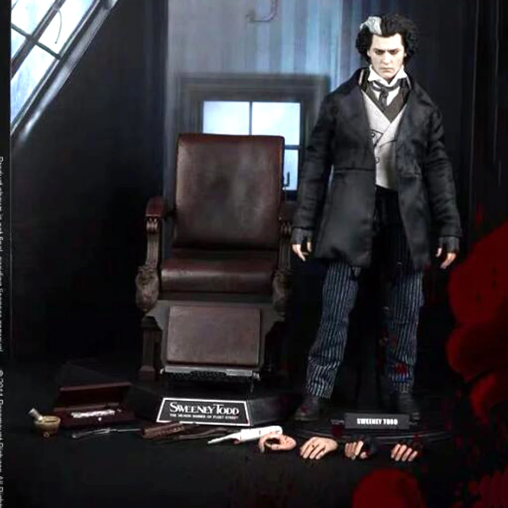 1/6 Full Set Sweeney Todd Action Figure Model Johnny Depp figure doll for fans collection toys Xmas gift
1/6 Full Set Sweeney Todd Action Figure Model Johnny Depp figure doll for fans collection toys Xmas gift