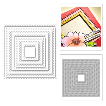 2020 Background Stitched Square Nesting Frame New Metal Cutting Dies For DIY Scrapbooking Paper and Card Making Craft No Stamps
2020 Background Stitched Square Nesting Frame New Metal Cutting Dies For DIY Scrapbooking Paper and Card Making Craft No Stamps
