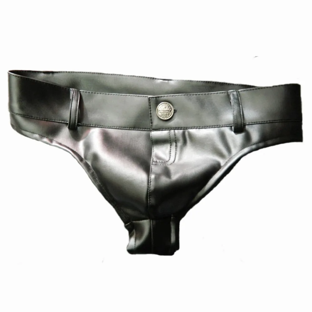 Men Sexy Shorts Underwear T crotch Briefs Slim Tight Stretchy Faux Leather Stylish
Men Sexy Shorts Underwear T crotch Briefs Slim Tight Stretchy Faux Leather Stylish