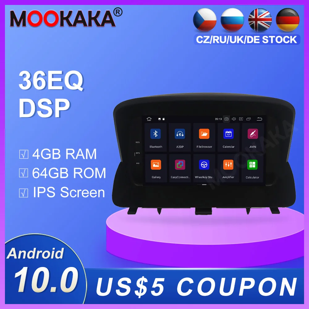 Автомагнитола с GPS-навигацией Android 10 0 4 + 64 ГБ для Opel Mokka 2012-2016 мультимедийный плеер