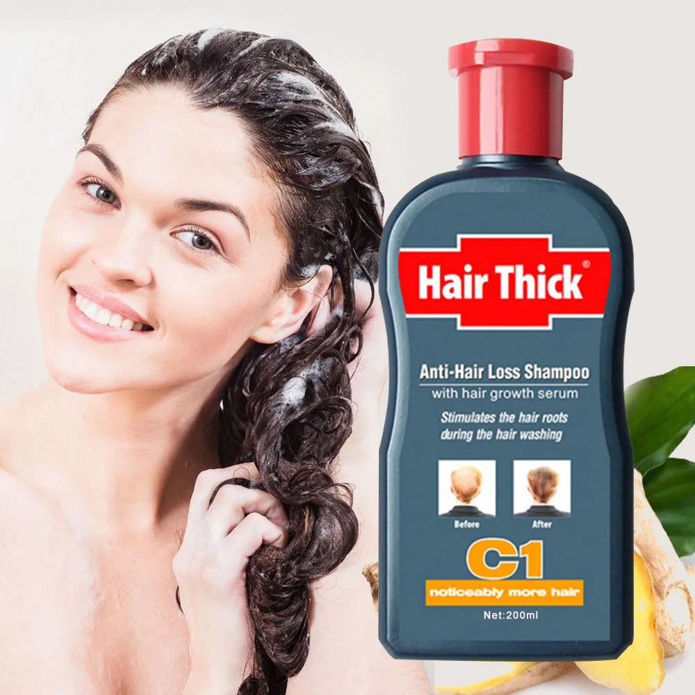 

200ml Anti-Hair Loss Shampoo Cream for Men Women Hair Thick Hair Growth Serum Anti Hair Loss Essence Shampoos for All Hair Types