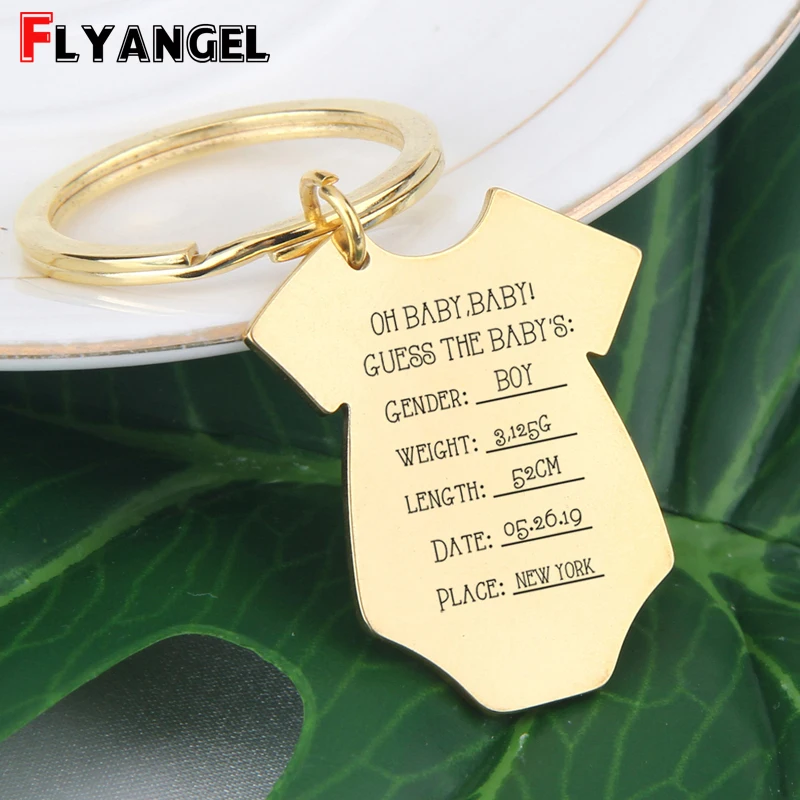 Customized Keychain With New Design Baby Clothes Shape Key Rings Gifts For New Parents Can Customize Baby 's Information Keytag
Customized Keychain With New Design Baby Clothes Shape Key Rings Gifts For New Parents Can Customize Baby 's Information Keytag