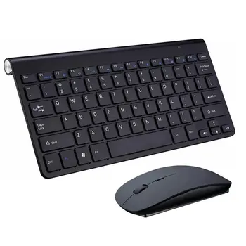 Wireless Keyboard and Mouse Comb Silent Click Mutimedia 2.4G USB Keyboard Mouse Set for Notebook Office Supplies
Wireless Keyboard and Mouse Comb Silent Click Mutimedia 2.4G USB Keyboard Mouse Set for Notebook Office Supplies