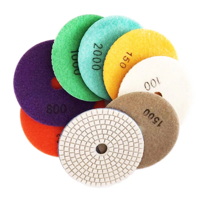 1Pcs 3‘’ 4‘’ Sanding Grinding Disc Wet Diamond Polishing Pads Tile Marble Granite Polisher Flexible Stone Ceramic Hand Tools
1Pcs 3‘’ 4‘’ Sanding Grinding Disc Wet Diamond Polishing Pads Tile Marble Granite Polisher Flexible Stone Ceramic Hand Tools
