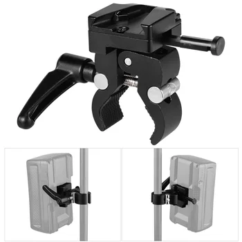 V-Mount Battery Adapter with Clamp for Mounting to Light Stand Tripod 1.2Kg Load Capacity Photography Accessories
V-Mount Battery Adapter with Clamp for Mounting to Light Stand Tripod 1.2Kg Load Capacity Photography Accessories