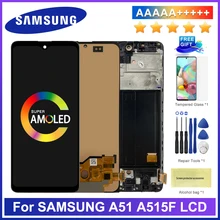 Ensemble écran tactile LCD SUPER AMOLED avec châssis, 100% testé, pour Samsung Galaxy A51 A515 A515F A515F/DS A515FD=