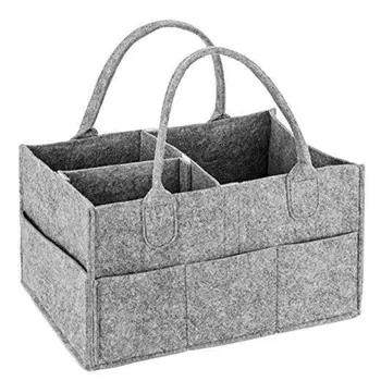 Portable Baby Diaper Organizer Handbag Felt Nursery Storage Basket with Changeable Compartments Large Capacity Multi Pocket
Portable Baby Diaper Organizer Handbag Felt Nursery Storage Basket with Changeable Compartments Large Capacity Multi Pocket
