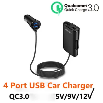 Universal 4-Port USB QC3.0 Quick Charging For Mobile Phone Front Back Seat Car Chargers Sockets
Universal 4-Port USB QC3.0 Quick Charging For Mobile Phone Front Back Seat Car Chargers Sockets