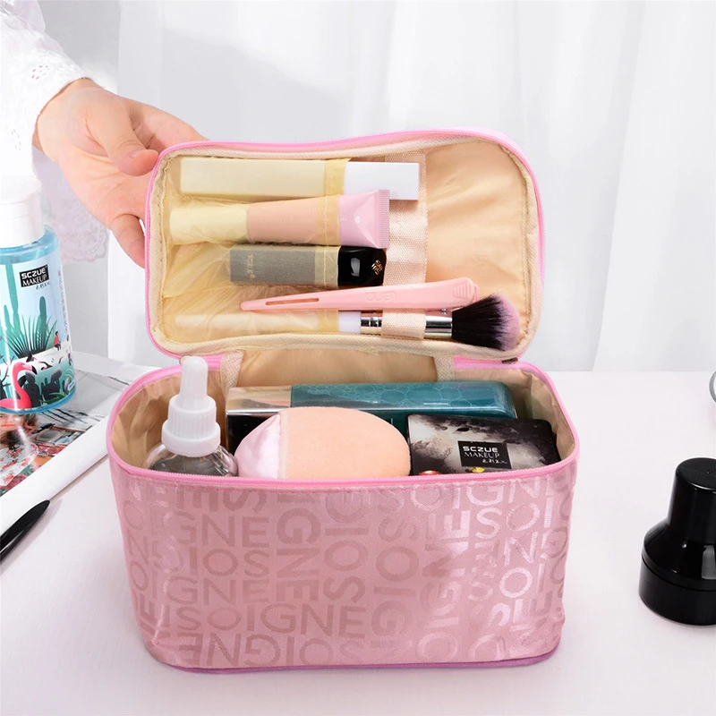 2020 Multi-function Cosmetic Bag Fashion Portable Waterproof Zipper Organizer Women Travel Toiletry Bag Makeup Bag
2020 Multi-function Cosmetic Bag Fashion Portable Waterproof Zipper Organizer Women Travel Toiletry Bag Makeup Bag