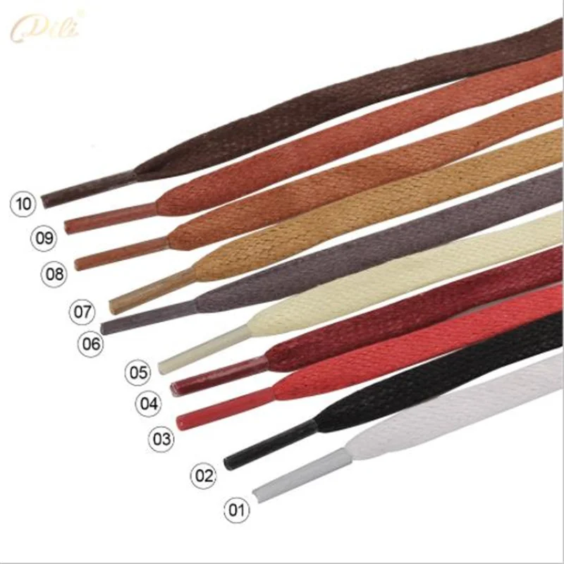 1pair Flat Waxed Boot Sneakers Flat Shoelaces 10 Colors Fashion Unisex Bootlaces Strings Tie Running Strings Shoes Accessories
1pair Flat Waxed Boot Sneakers Flat Shoelaces 10 Colors Fashion Unisex Bootlaces Strings Tie Running Strings Shoes Accessories